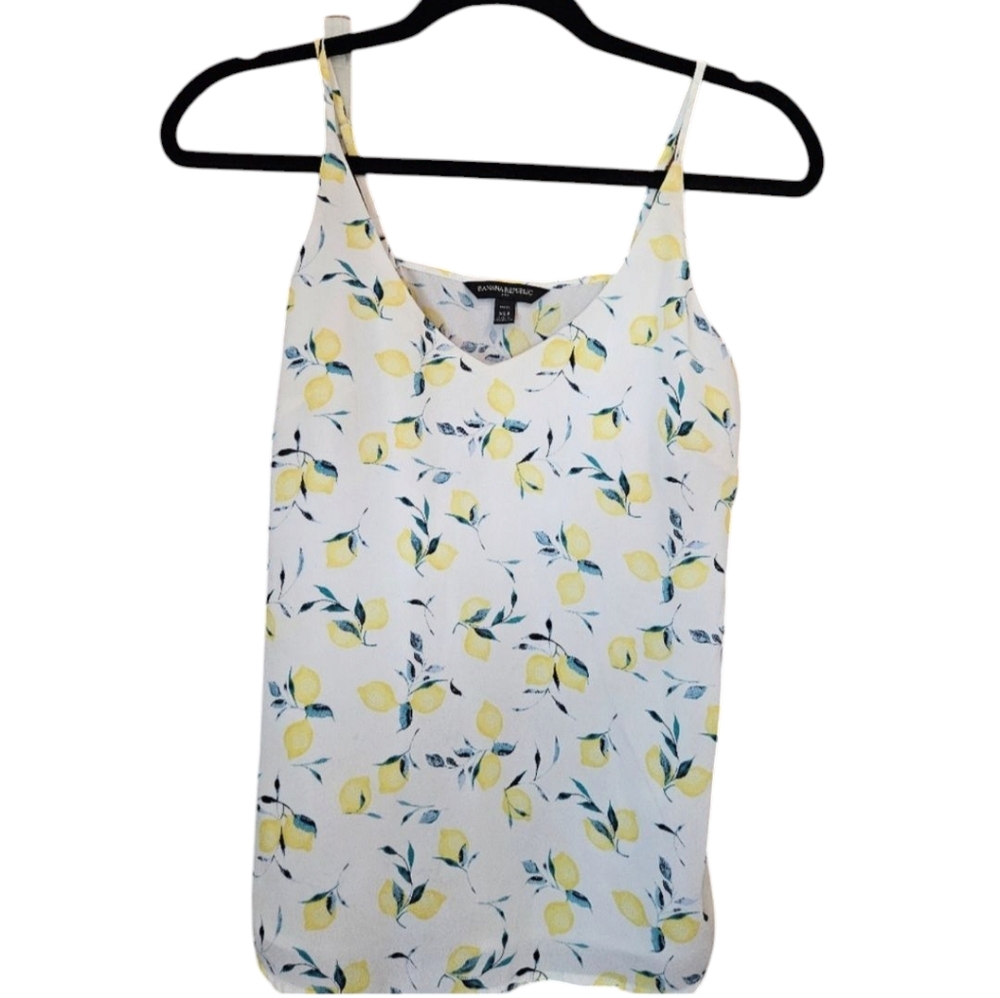Banana Republic Lemon Print Cami (XSP)